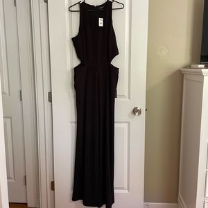 Women’s Express Black Jumpsuit with cut outs